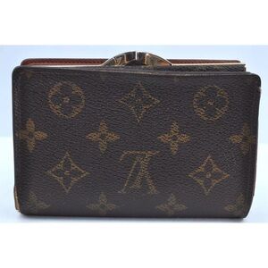 Auth Louis Vuitton Monogram Porte Monnaie Billets Viennois M61663 Wallet